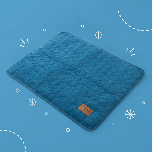Paws & Co Ice Silk Cooling Mat — Instant Relief, No Gel, No Freezing